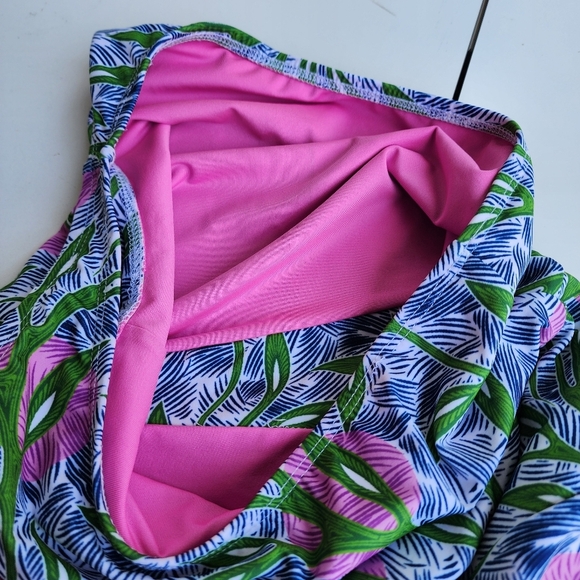 Liberty & Justice Women's One Shoulder High Leg Cheeky Cut Out One-Piece Sz L - Picture 7 of 16